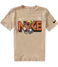 Nike 3BRAND by Russell Wilson Big Boys Short Sleeve Capman Baller T-Shirt
