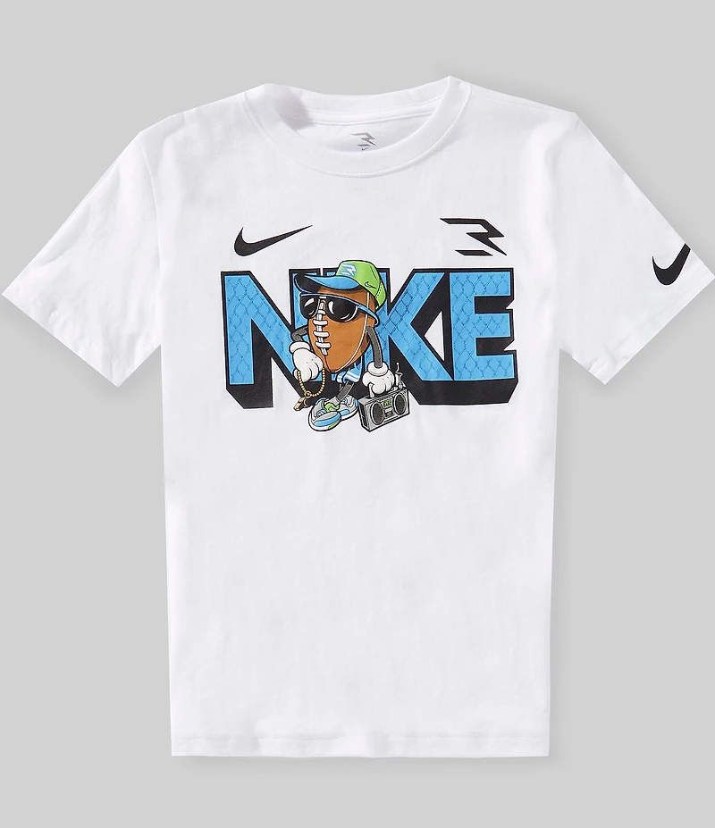 Nike 3BRAND by Russell Wilson Big Boys Short Sleeve Capman Baller T-Shirt