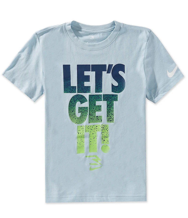 Nike 3BRAND by Russell Wilson Big Boys Short Sleeve Let's Get It T-Shirt