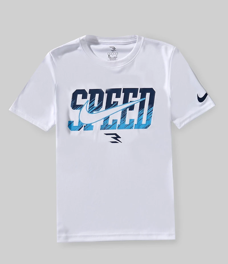 Nike 3BRAND by Russell Wilson Big Boys Short Sleeve RWB Speed Of Light T-Shirt