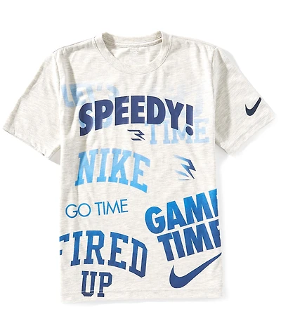 Nike 3BRAND by Russell Wilson Big Boys Short Sleeve RWB Speedy T-Shirt