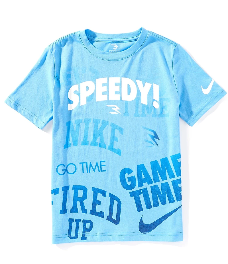 Nike 3BRAND by Russell Wilson Big Boys Short Sleeve RWB Speedy T-Shirt
