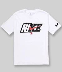 Nike 3BRAND by Russell Wilson Big Boys Spliced Swoosh Tee