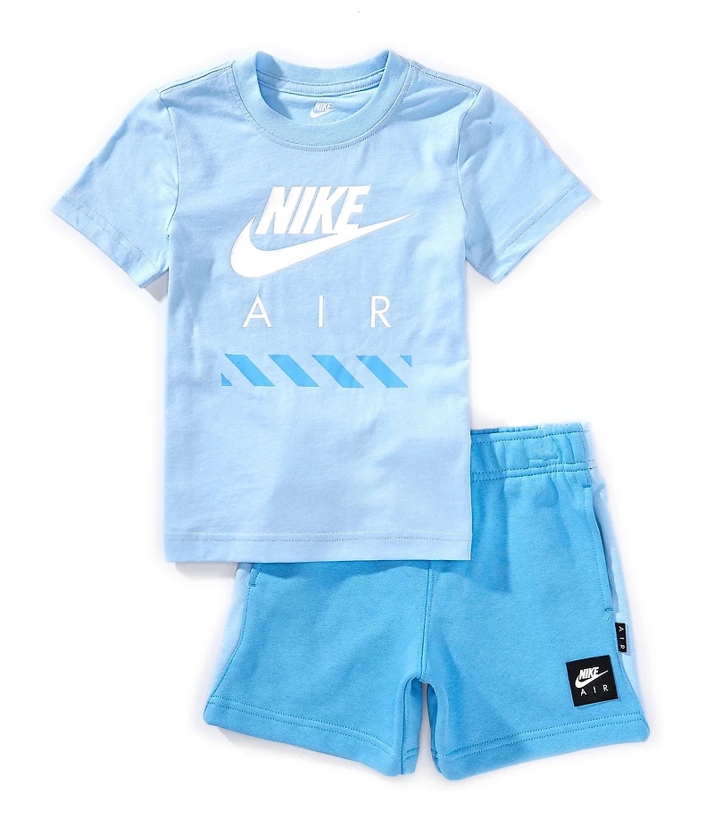 Nike Air Little Boys Short Sleeve Logo/Graphic T-Shirt & Coordinating Shorts Set