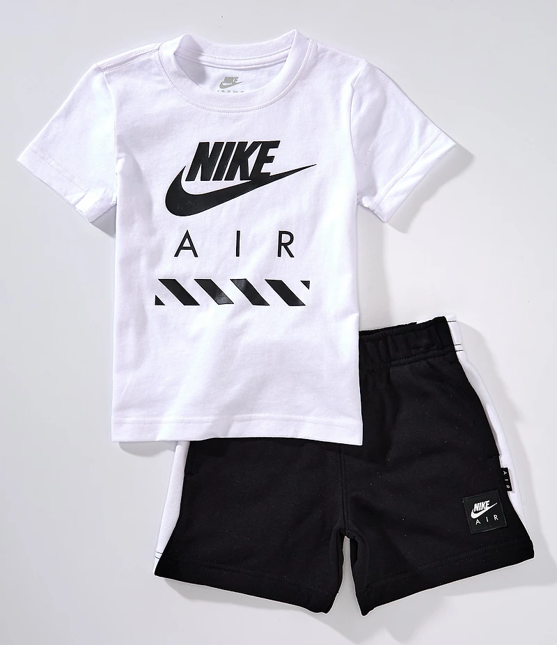 Nike Air Little Boys Short Sleeve Logo/Graphic T-Shirt & Coordinating Shorts Set
