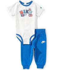 Nike Baby Boys Short Sleeve Logo Graphic Bodysuit & Matching Pants Set