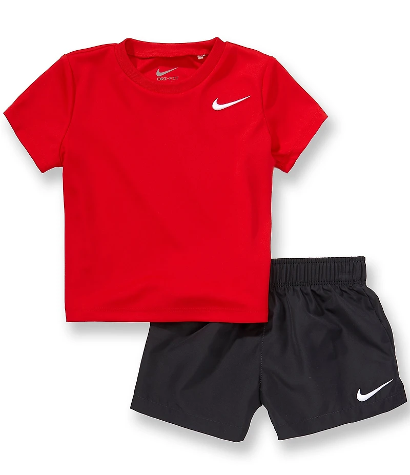 Nike Baby Boys Short Sleeve T-Shirt & Dri-Fit Woven Shorts Set