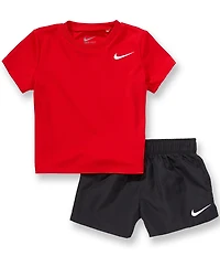 Nike Baby Boys Short Sleeve T-Shirt & Dri-Fit Woven Shorts Set