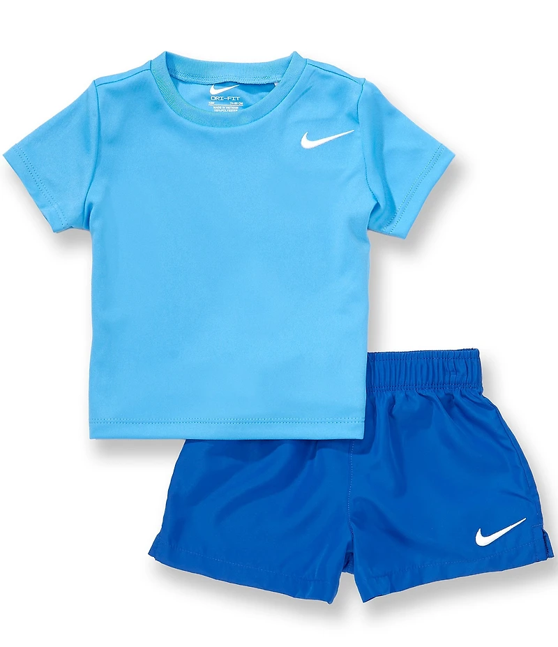 Nike Baby Boys Short Sleeve T-Shirt & Dri-Fit Woven Shorts Set