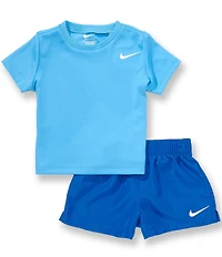 Nike Baby Boys Short Sleeve T-Shirt & Dri-Fit Woven Shorts Set