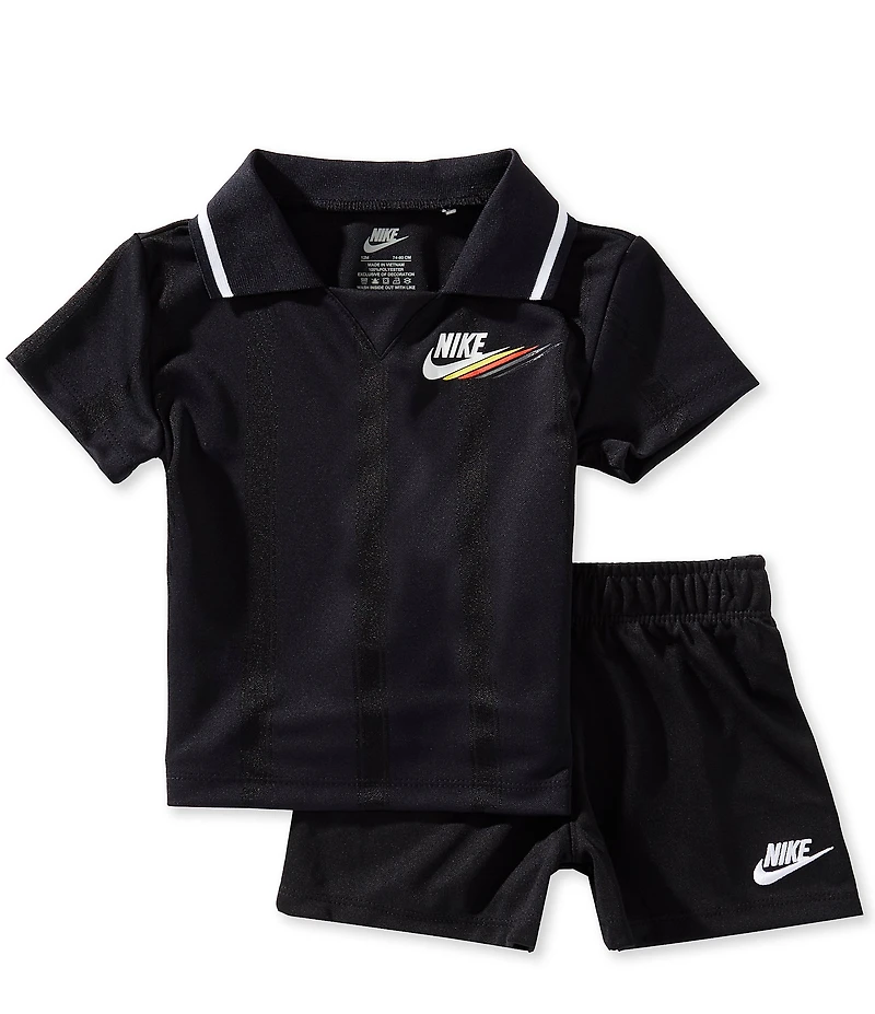 Nike Baby Boys Short Sleeve Victory Lap Polo Shirt & Pull-On Shorts 2-Piece Set