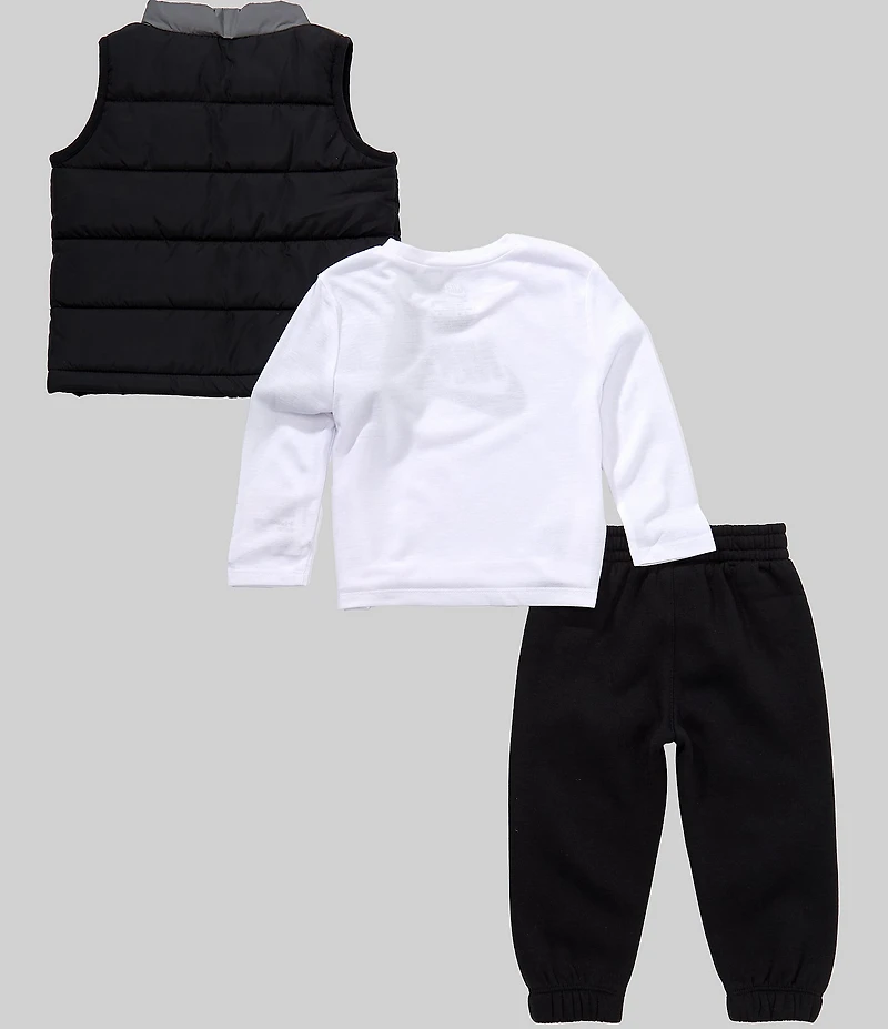Nike Baby Boys Sleeveless Vest & T-Shirt With Jogger Pants 3-Piece Set