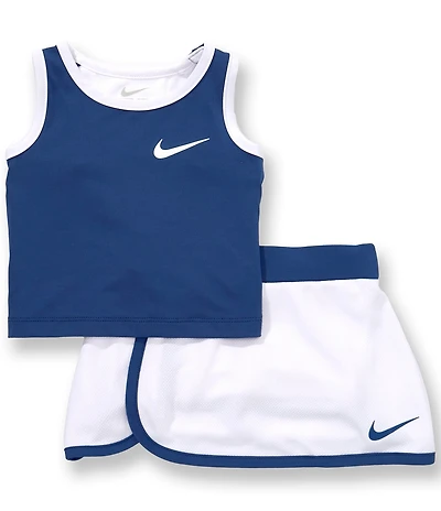 Nike Baby Girls Color Blocked Scooter Top & Skort 2-Piece Set