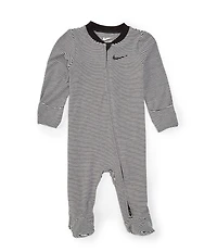 Nike Baby Girls Long-Sleeve Striped Footie Coverall