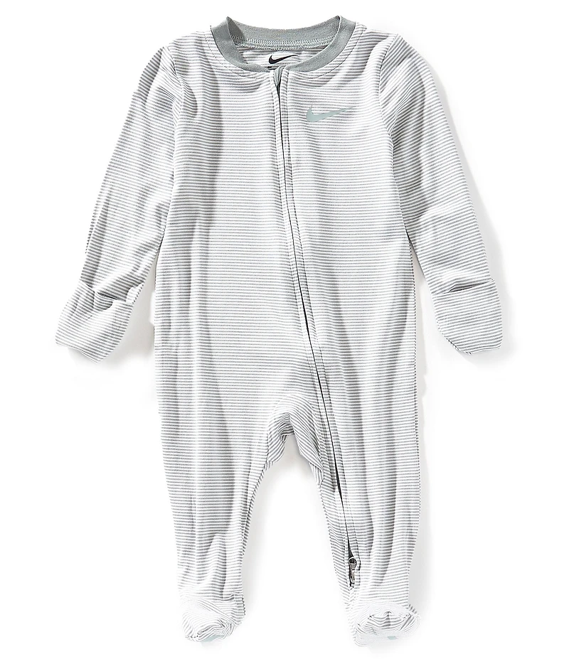 Nike Baby Girls Long-Sleeve Striped Footie Coverall
