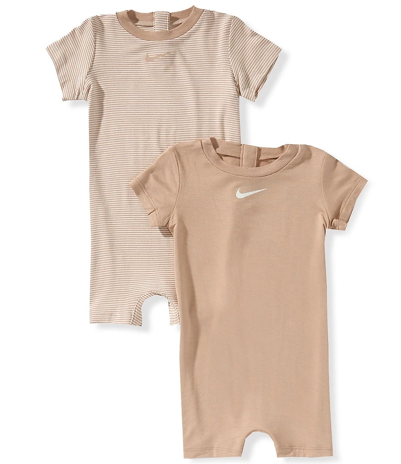 Nike Baby Girls Short Sleeve Essentials Romper 2-Pack