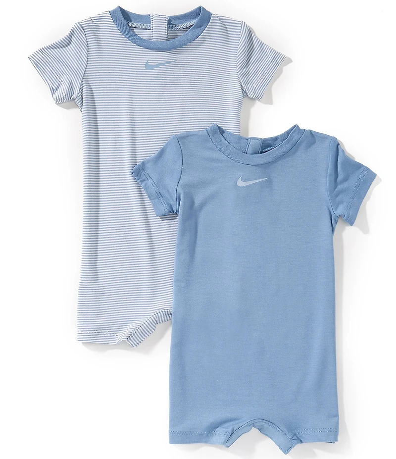 Nike Baby Girls Short Sleeve Essentials Romper 2-Pack
