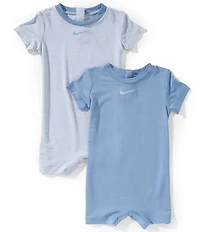 Nike Baby Girls Short Sleeve Essentials Romper 2-Pack