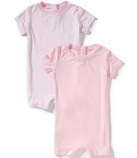Nike Baby Girls Short Sleeve Essentials Romper 2-Pack