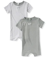 Nike Baby Girls Short Sleeve Essentials Romper 2-Pack