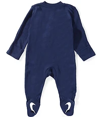 Nike Baby Pointelle Long Sleeve Footed Coverall