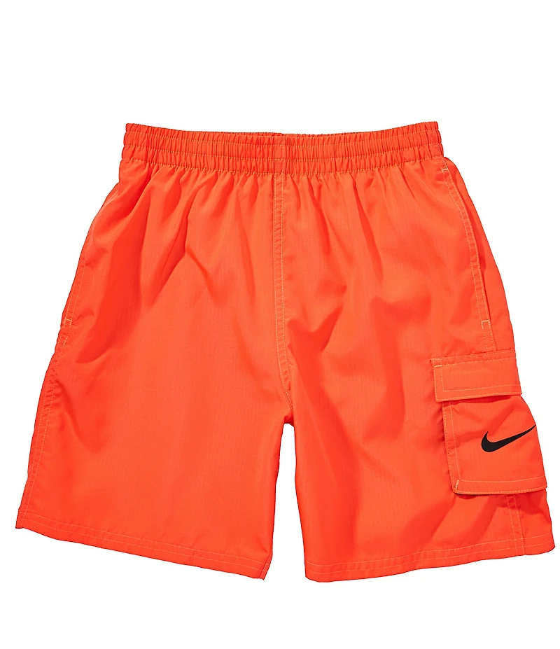 Nike Big Boys Cargo-Pocket 6#double; Inseam Swim Trunks