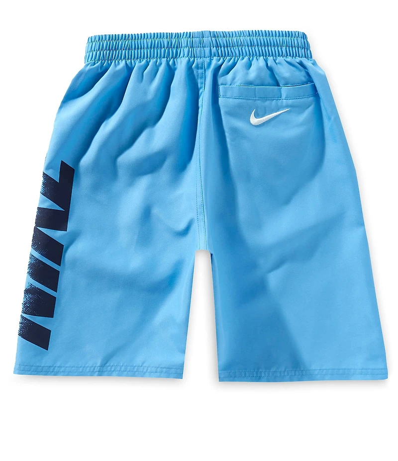 Nike Big Boys Ocean Merge 7#double; Inseam Volley Swim Trunks