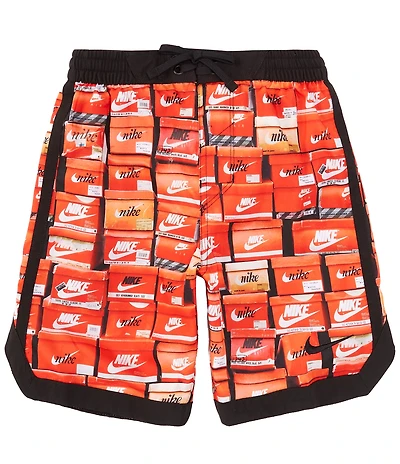 Nike Big Boys Stacked Fadeaway 7#double; Swim Trunks