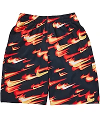 Nike Big Boys Allover Blur Swoosh Printed Swim Trunks