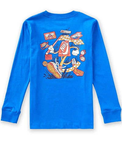 Nike Big Boys Long Sleeve Boxy Race T-Shirt