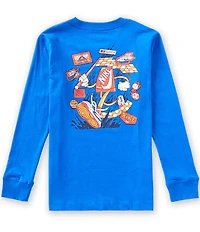 Nike Big Boys Long Sleeve Boxy Race T-Shirt