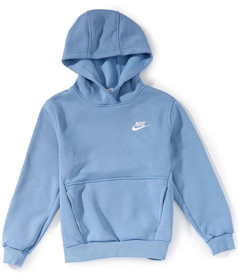 Nike Big Boys Long Sleeve Brushed Fleece Hoodie