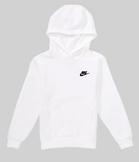 Nike Big Boys Long Sleeve Brushed Fleece Hoodie