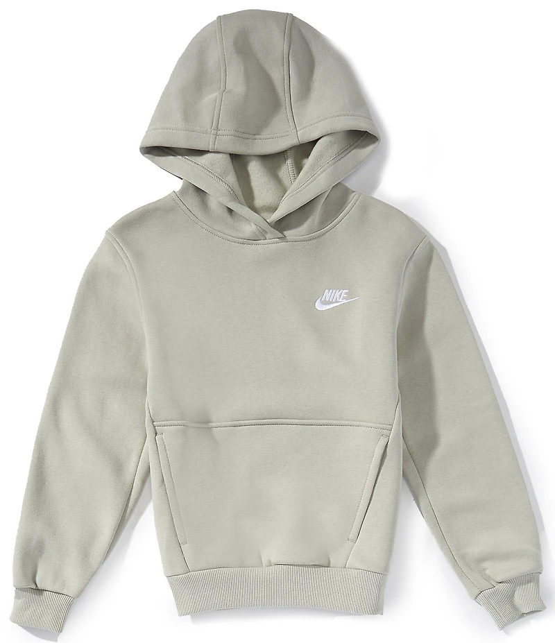 Nike Big Boys Long Sleeve Brushed Fleece Hoodie