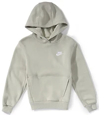 Nike Big Boys Long Sleeve Brushed Fleece Hoodie