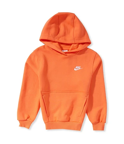 Nike Big Boys Long Sleeve Brushed Fleece Hoodie