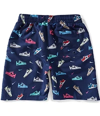 Nike Big Boys Shoe-Printed Volley Swim Trunks