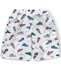 Nike Big Boys Shoe-Printed Volley Swim Trunks