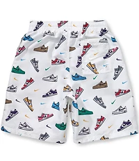 Nike Big Boys Shoe-Printed Volley Swim Trunks