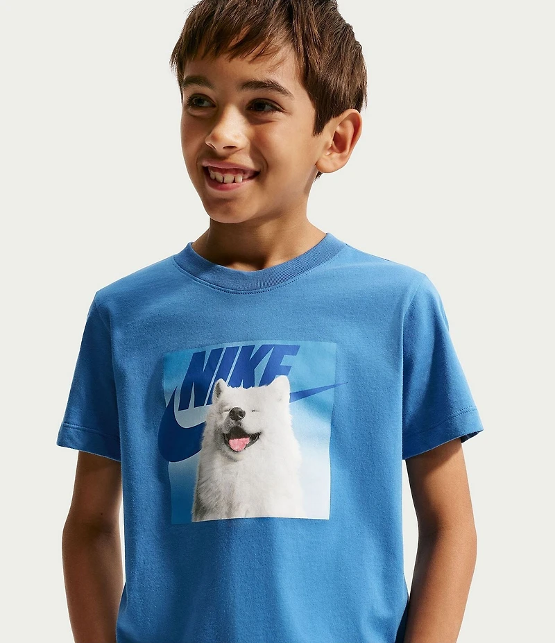 Nike Big Boys Short-Sleeve Dog Graphic T-Shirt