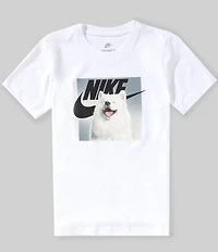 Nike Big Boys Short-Sleeve Dog Graphic T-Shirt