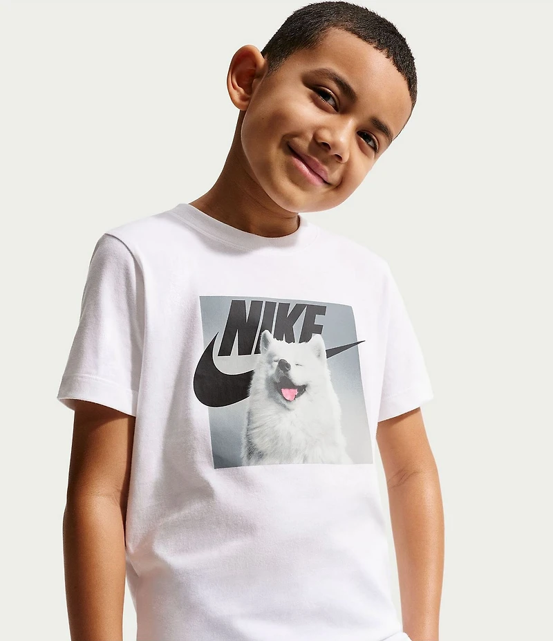 Nike Big Boys Short-Sleeve Dog Graphic T-Shirt