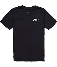 Nike Big Boys Short-Sleeve Embroidered-Logo T-Shirt