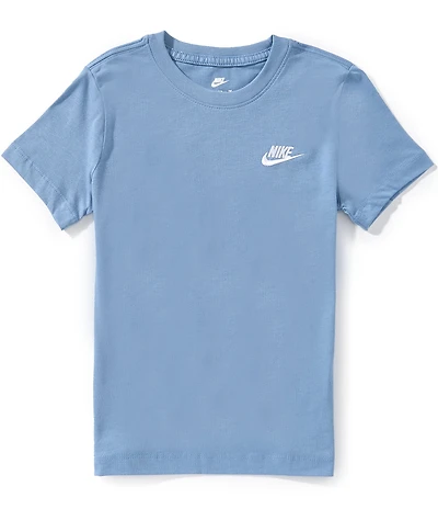 Nike Big Boys Short-Sleeve Embroidered-Logo T-Shirt