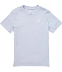 Nike Big Boys Short-Sleeve Embroidered-Logo T-Shirt