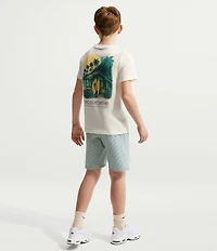 Nike Big Boys Short Sleeve Nike Sportswear Surf Graphic T-Shirt