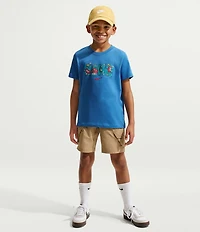Nike Big Boys Short Sleeve Printed-Logo-Graphic T-Shirt