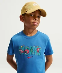 Nike Big Boys Short Sleeve Printed-Logo-Graphic T-Shirt