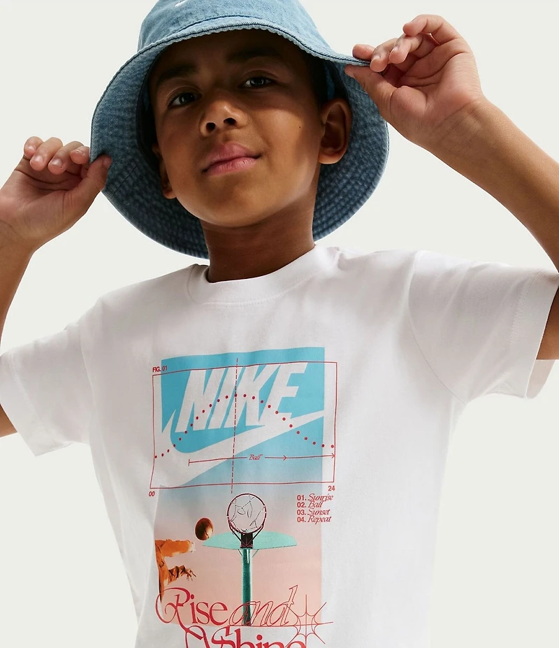 Nike Big Boys Short Sleeve Rise And Shine T-Shirt