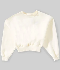 Nike Big Girls Crew Neck Long Sleeve Sportwear Club Fleece Sweatshirt